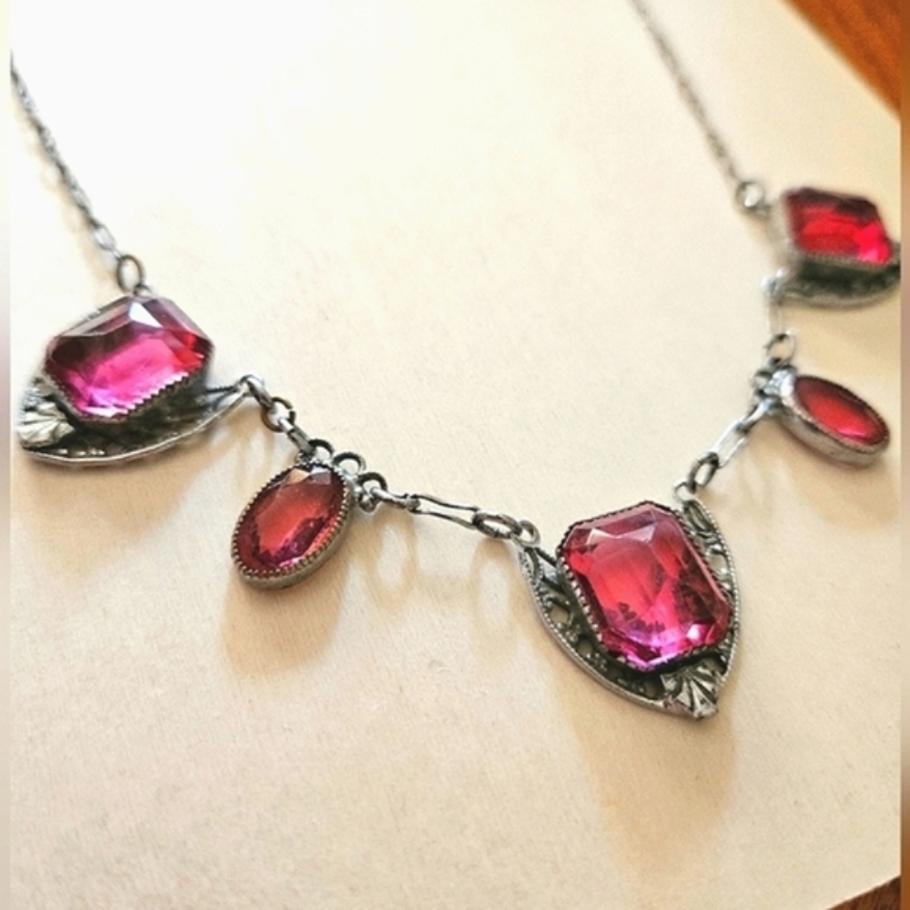 Vintage Art Deco Necklace - Picture 7 of 7